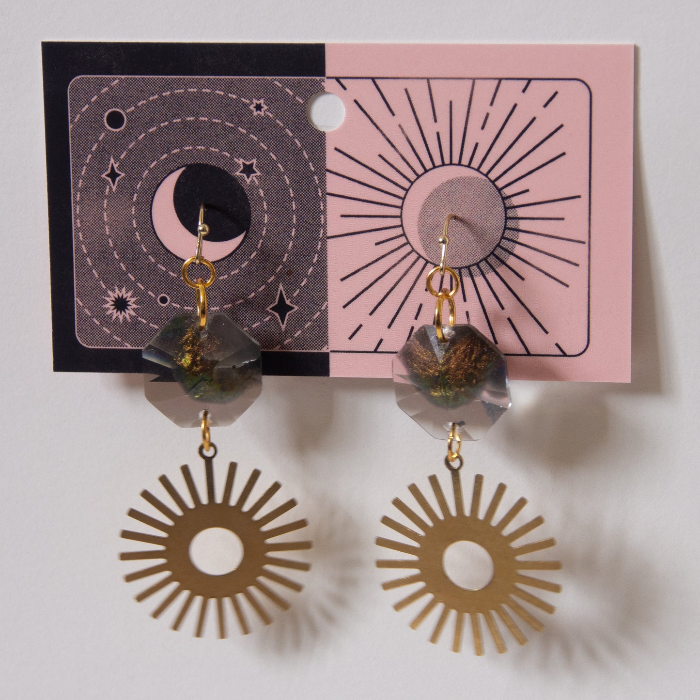Sun Crystal Earrings