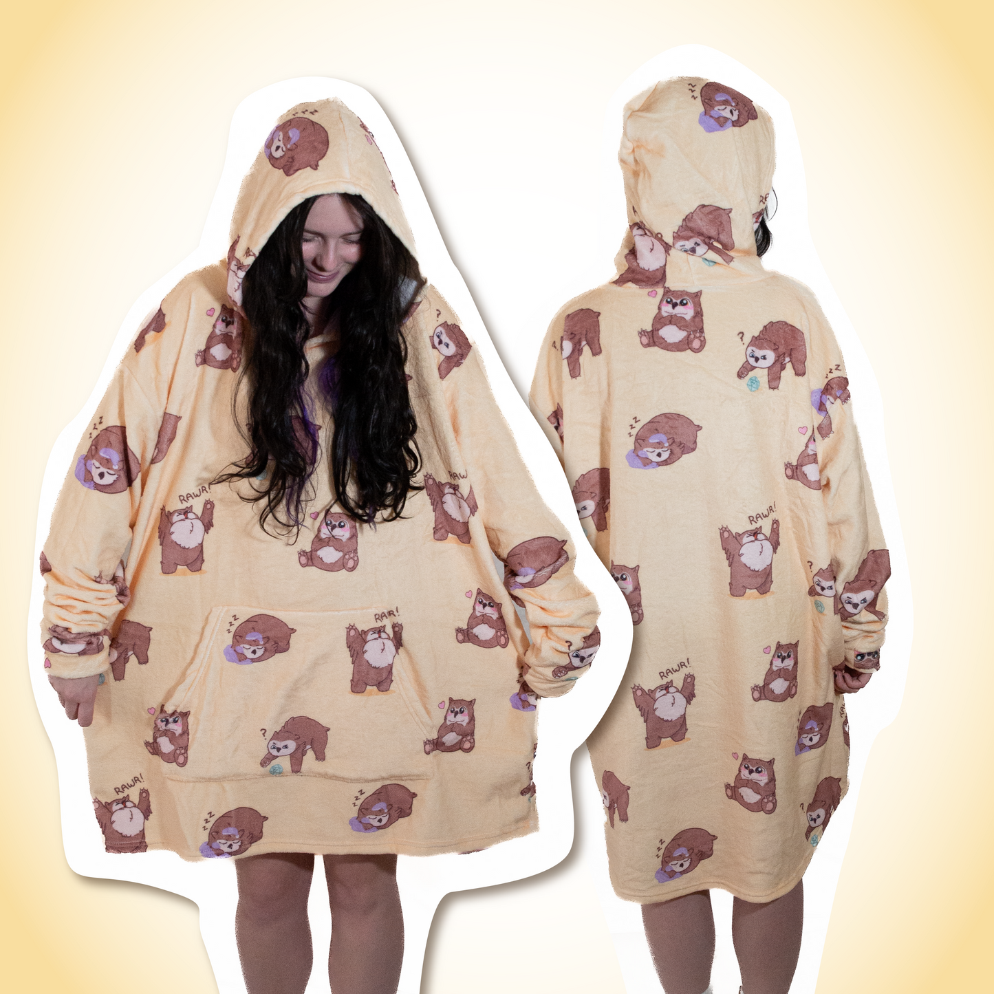 ✧Preorder✧ Owlbear Cub Blanket Hoodie