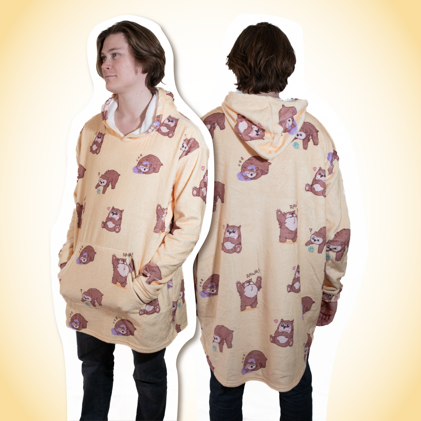 ✧Preorder✧ Owlbear Cub Blanket Hoodie