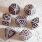 Rose Quartz dice set