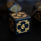 Obsidian dice set