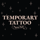 Death Save Temporary Tattoo Party Pack