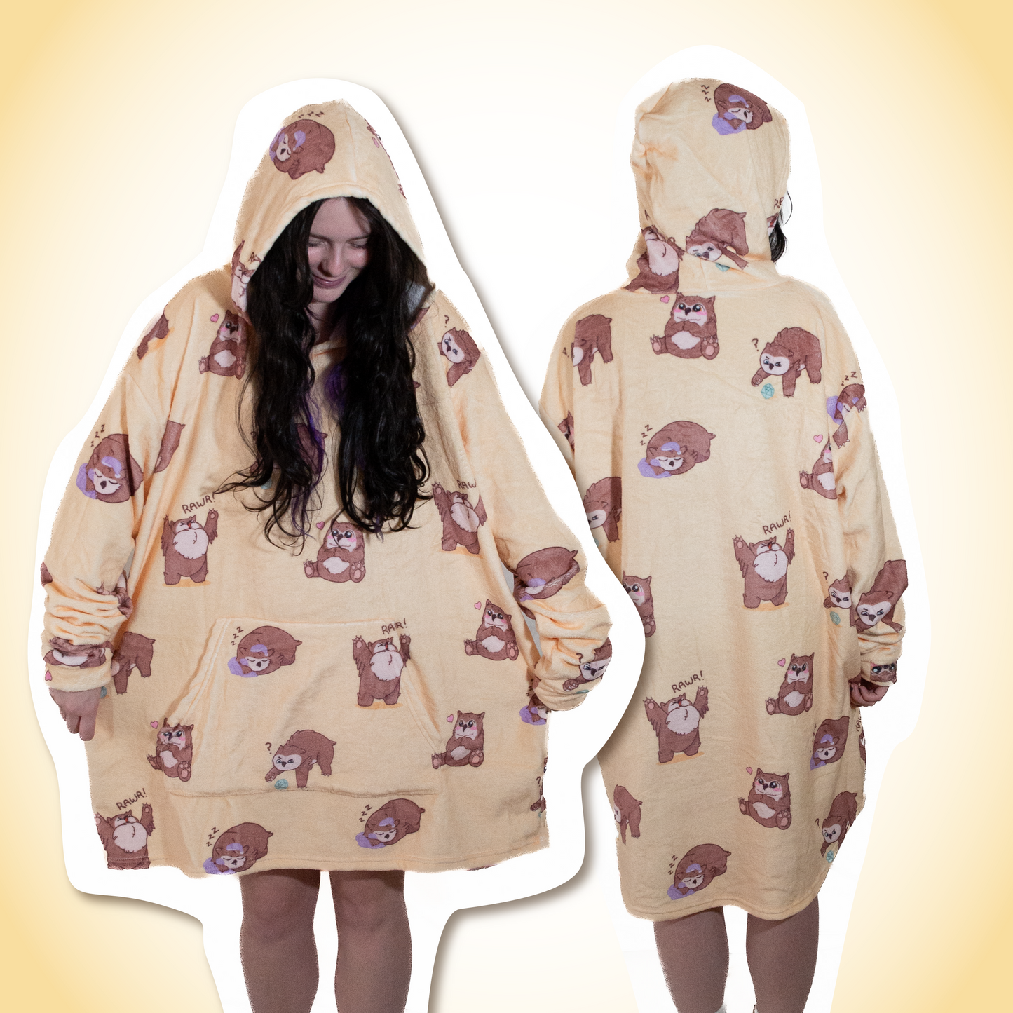 Owlbear Cub Blanket Hoodie